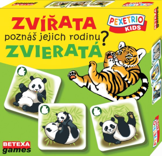 PEXETRIO KIDS - Zvířata - Poznáš jejich rodinu?