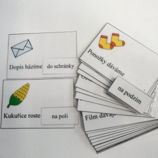 Doplňování vět - předložky