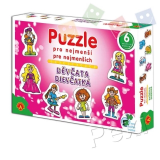 Puzzle pro nejmenší - Děvčata